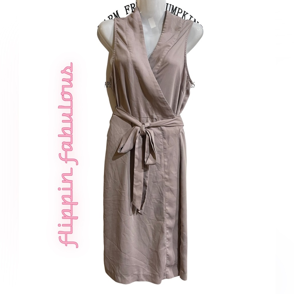 Zalora Long wrap Dress